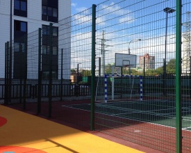 3D заборы для спортивной площадки 60 метров фото в Кореновске