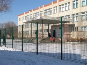 3D заборы для школы 150 метров фото цена под ключ