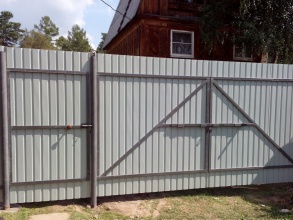 Забор с воротами и калиткой 100 метров фото в Кореновске