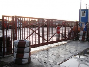 Решетчатые ворота откатные - пример 12 фото в Кореновске