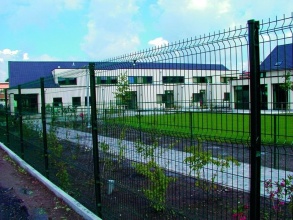 3D заборы для школы 200 метров фото под ключ